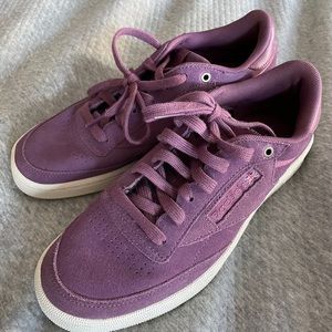 suede running shoes reebok